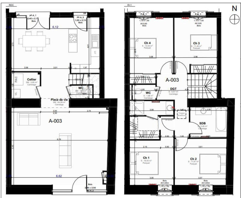 Maison - 136 m² - 5 pièces