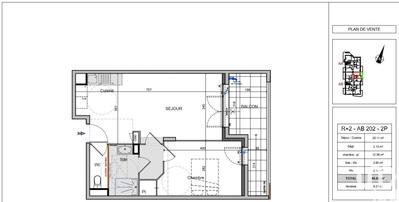 Appartement - 46 m² - 2 pièces