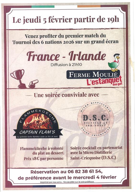 Soirée France Irlande