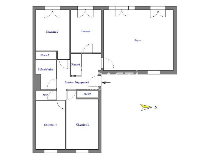 Appartement - 78 m² - 4 pièces