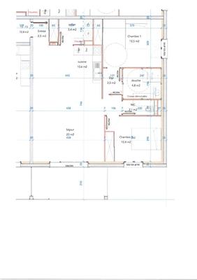 Appartement - 73 m² - 3 pièces