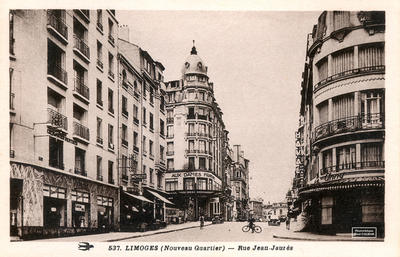 La rue Jean Jaurès à Limoges, une aventure architectural : de l'Art Déco au modernisme