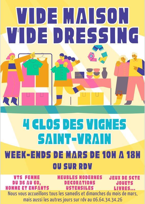 Vide maison - vide dressing