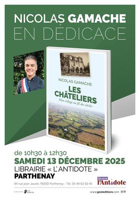 Dédicace Nicolas Gamache