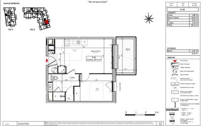 Appartement - 38 m² - 2 pièces