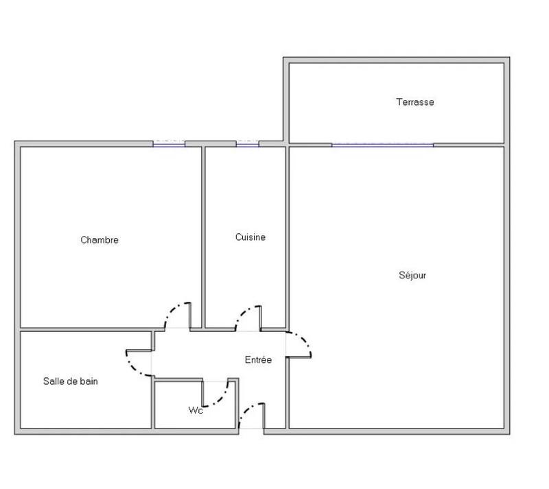 Appartement - 48 m² - 2 pièces