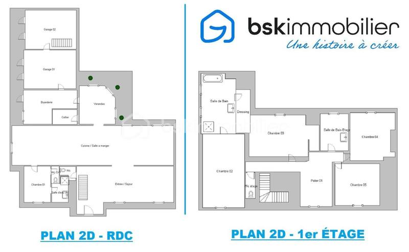 Demeure - 250 m² - 7 pièces