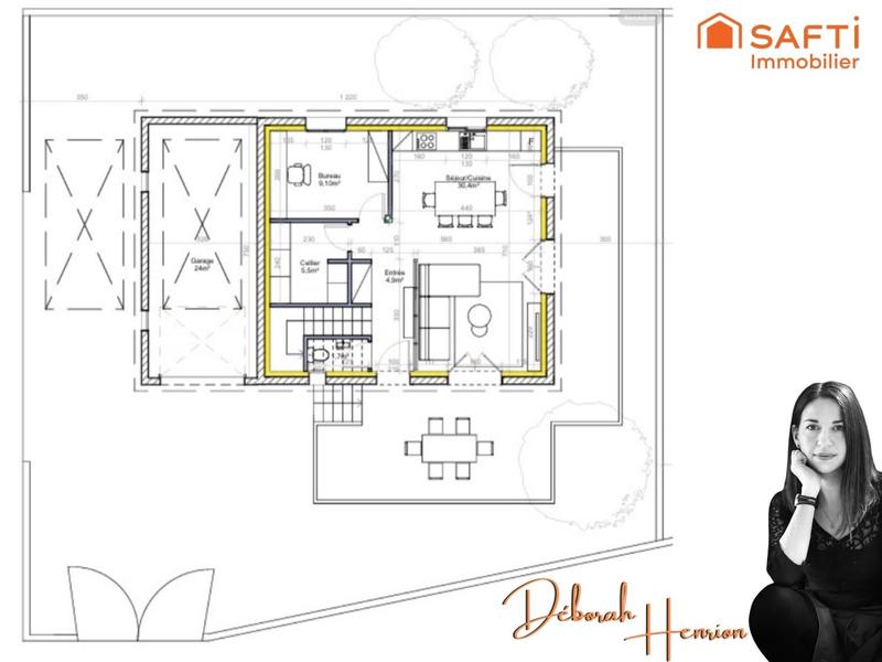 Maison - 123 m² - 4 pièces