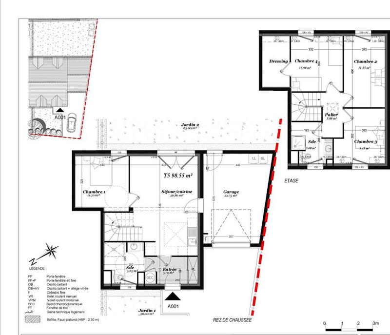 Maison - 96 m² - 5 pièces