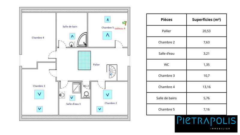 Maison ancienne - 190 m² - 6 pièces