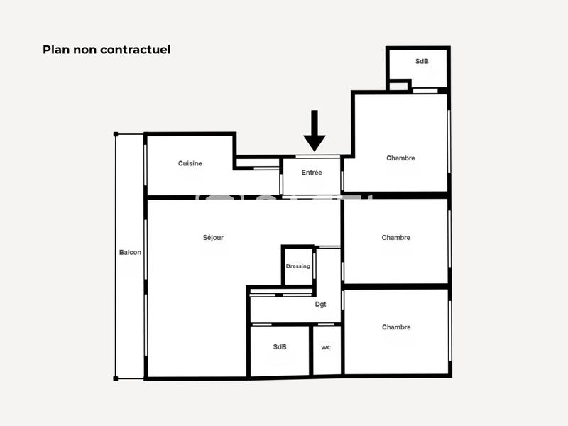 Appartement - 87 m² - 4 pièces