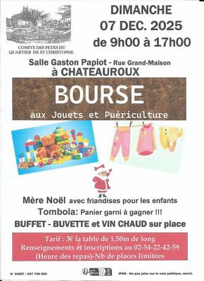 Bourse aux jouets et puériculture