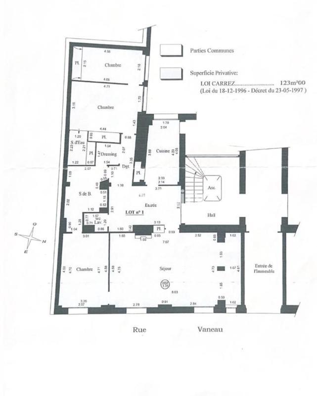 Appartement - 123 m² - 5 pièces