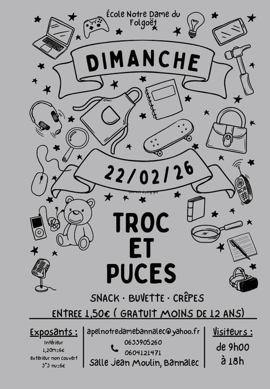 Troc et puces de l'école notre dame