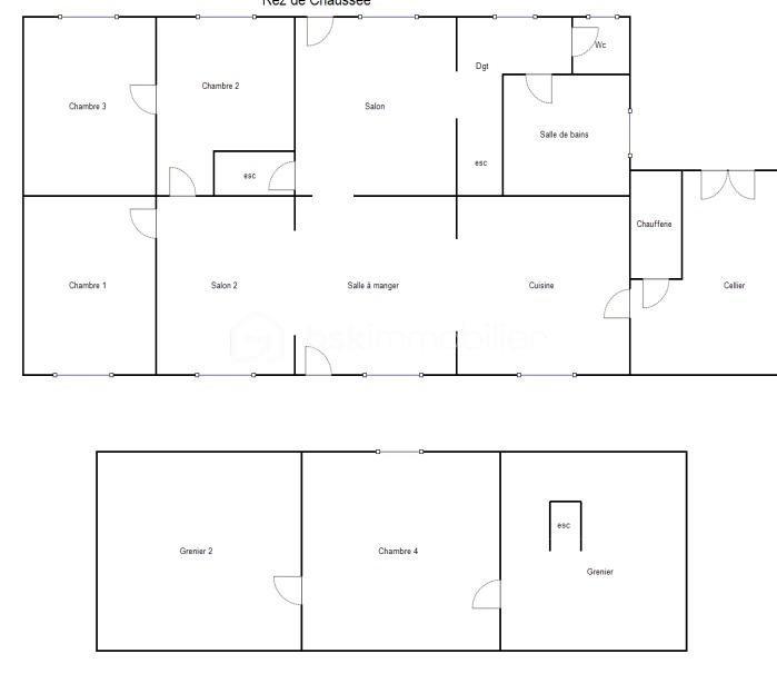 Maison ancienne - 141 m² - 8 pièces