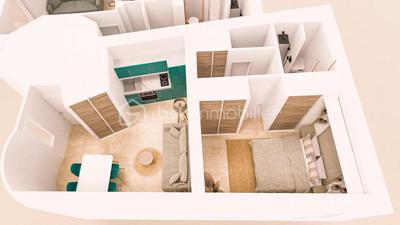 Appartement - 35 m² - 2 pièces