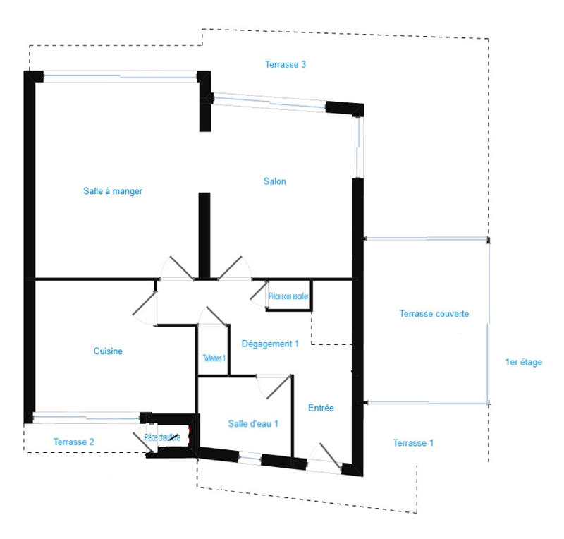 Appartement - 125 m² - 4 pièces