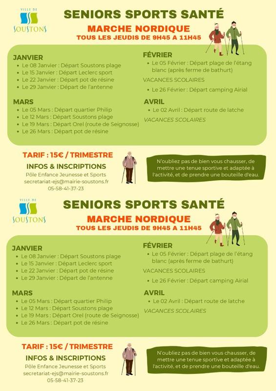 Seniors Sport Santé : marche nordique