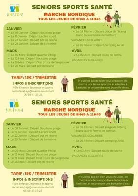 Seniors Sport Santé : marche nordique