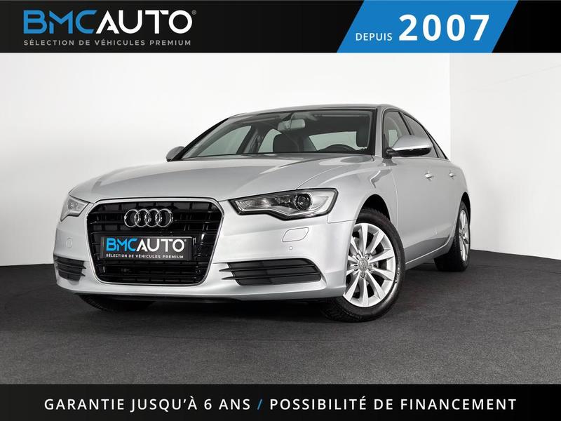 Audi A6 Berline 2.0 Tdi 163ch Multitronic Ja17p Cuir Chauf Regul Gps Tel Clim Attelage 163 Ch 1°Main
