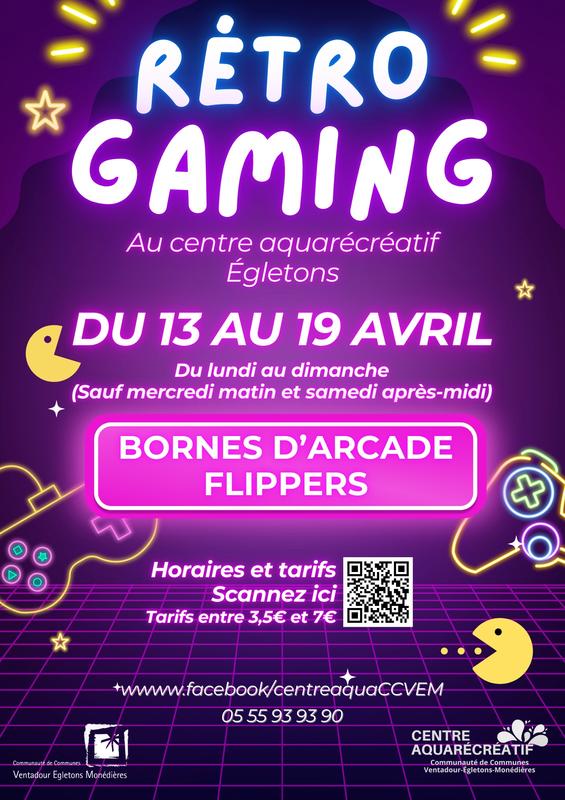Semaine Rétrogaming au Centre Aqua
