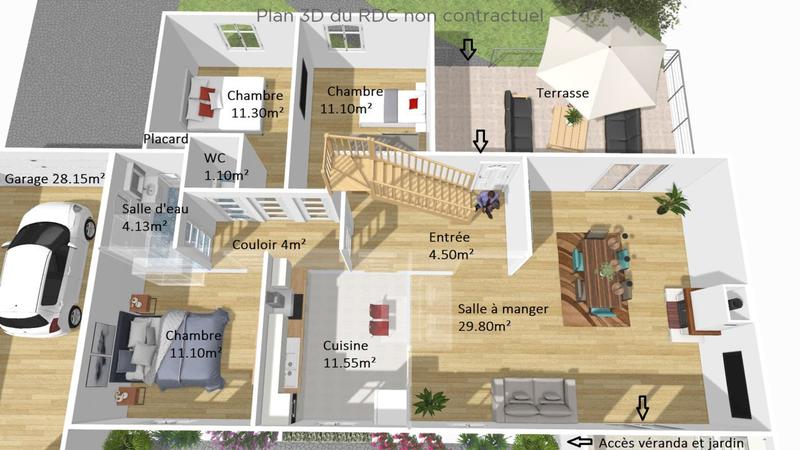 Maison - 112 m² - 6 pièces