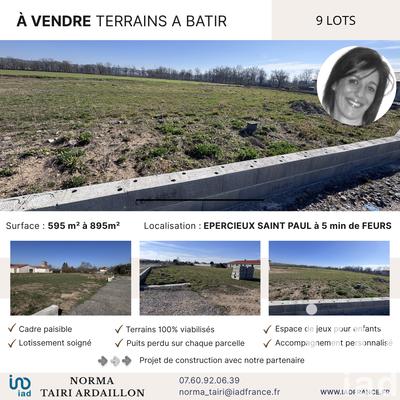 Terrain - 865 m²