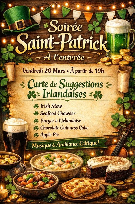 Soirée Saint-Patrick