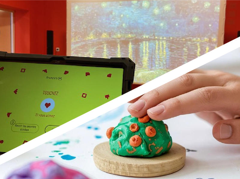 Les ateliers de la Microfolie / l’art à modeler