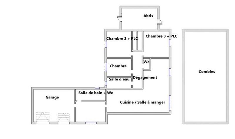 Maison - 124 m² - 5 pièces