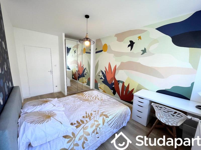 Chambre - 10 m² - 1 pièce