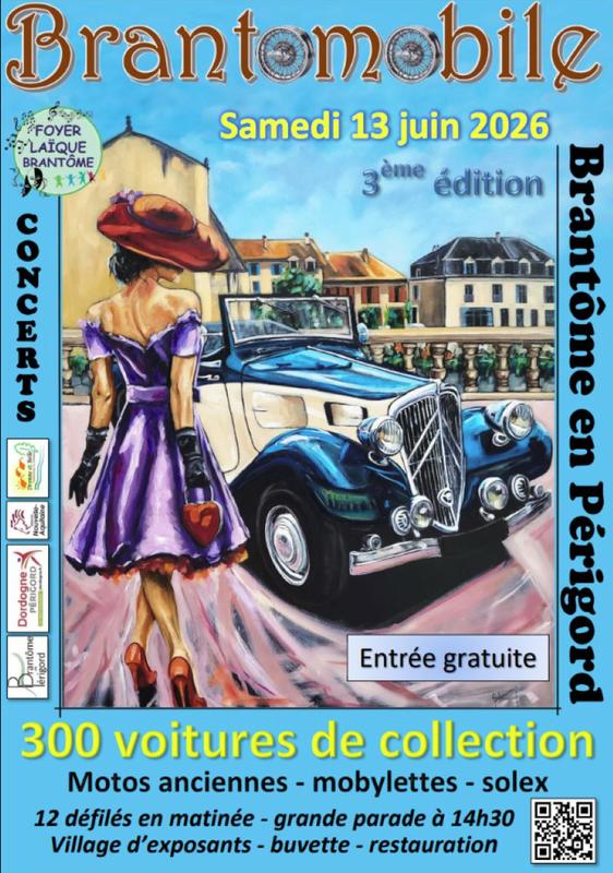 Brantomobile 3ème édition : 300 voitures de collection