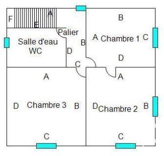 Maison - 90 m² - 5 pièces