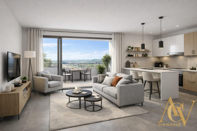 Appartement - 61 m² - 3 pièces