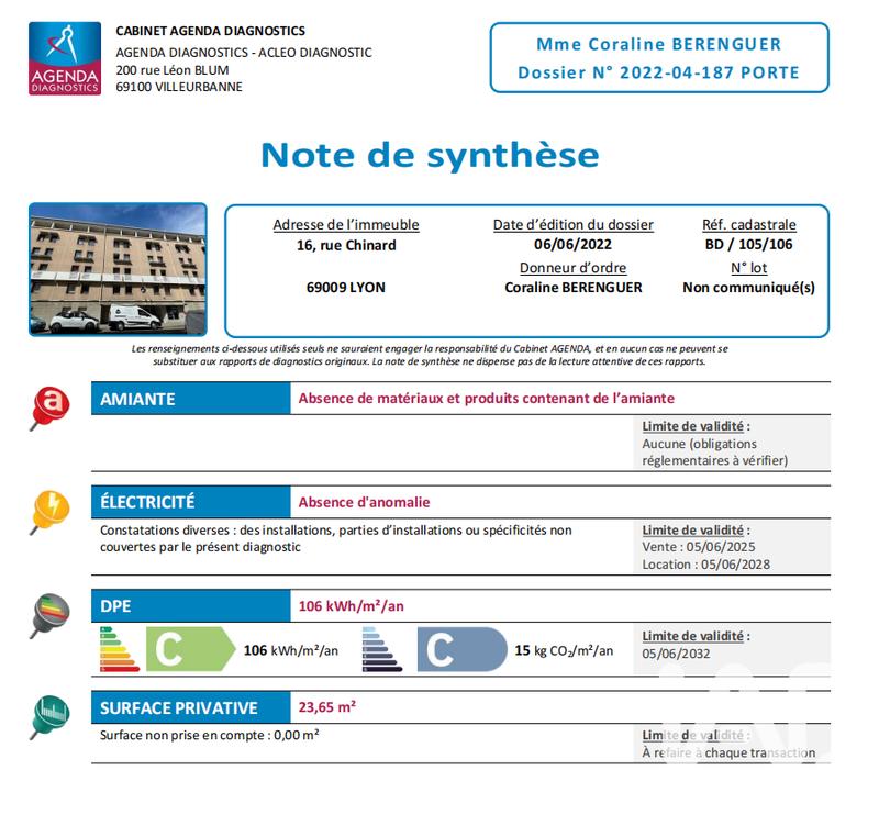 Appartement - 24 m² - 1 pièce