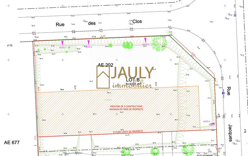 Terrain commercial - 2 231 m²