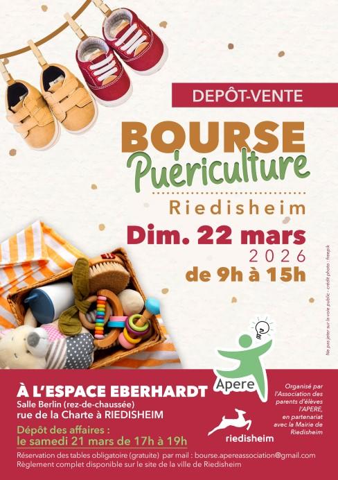 Bourse de puériculture (sous forme de dépôt-vente)