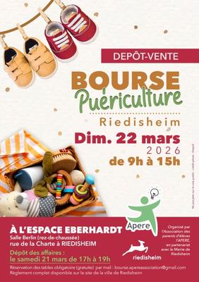 Bourse de puériculture (sous forme de dépôt-vente)