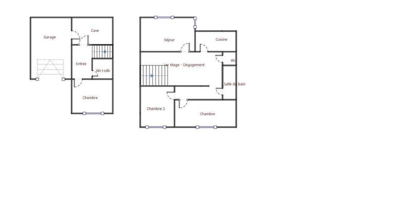 Maison jumelée - 88 m² - 4 pièces