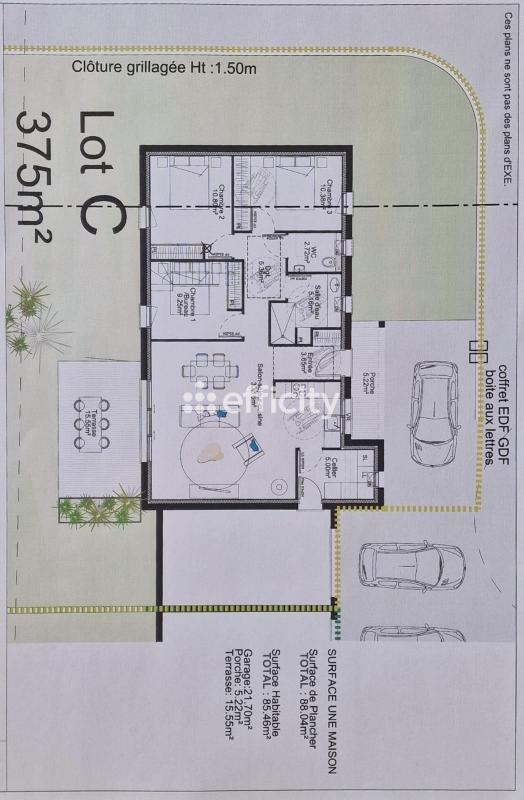 Maison - 85 m² - 4 pièces