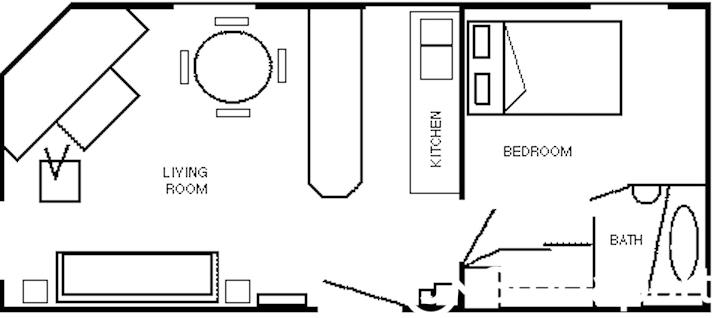 Appartement - 38 m² - 2 pièces