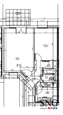 Maison - 45 m² - 2 pièces