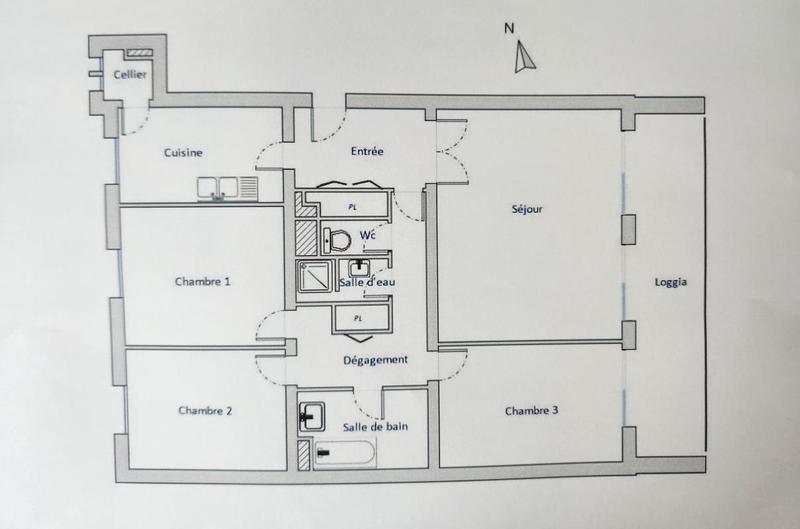 Appartement - 97 m² - 4 pièces