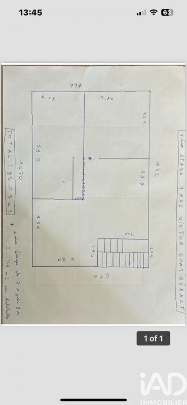Appartement - 85 m² - 4 pièces