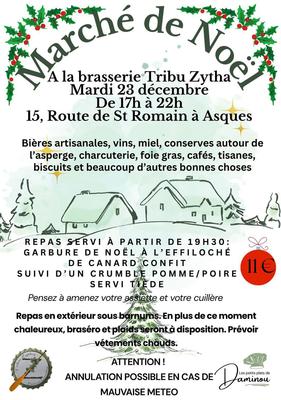 Marché de Noël à la brasserie Tribu Zytha