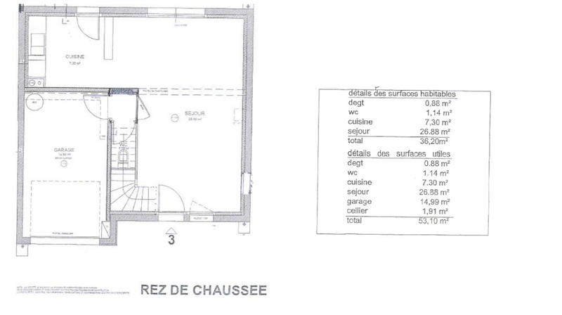 Maison - 68 m² - 4 pièces