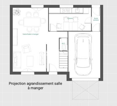 Maison - 85 m² - 6 pièces