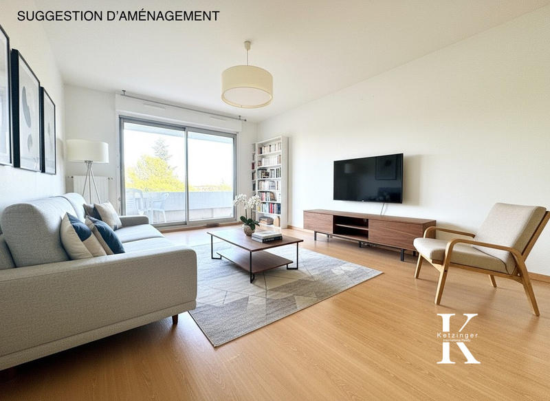 Appartement - 46 m² - 2 pièces