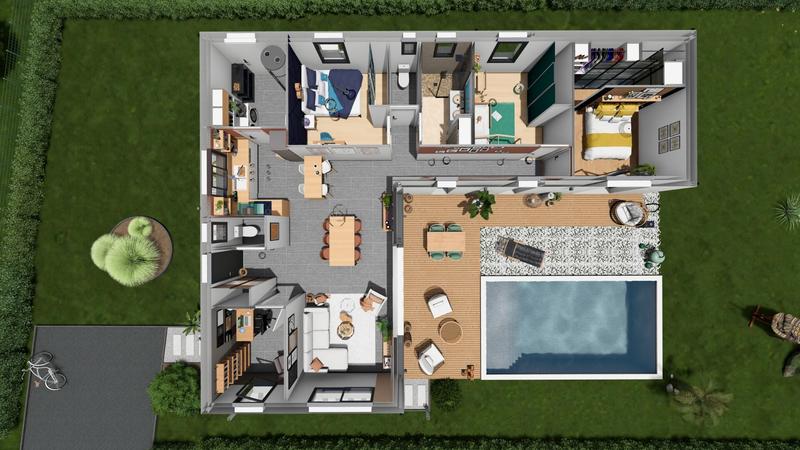 Maison - 103 m² - 5 pièces