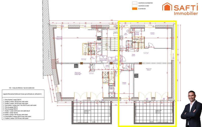 Appartement - 95 m² - 4 pièces